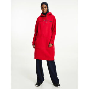 Tommy Hilfiger dámské červené mikinové šaty - XS (XM1)